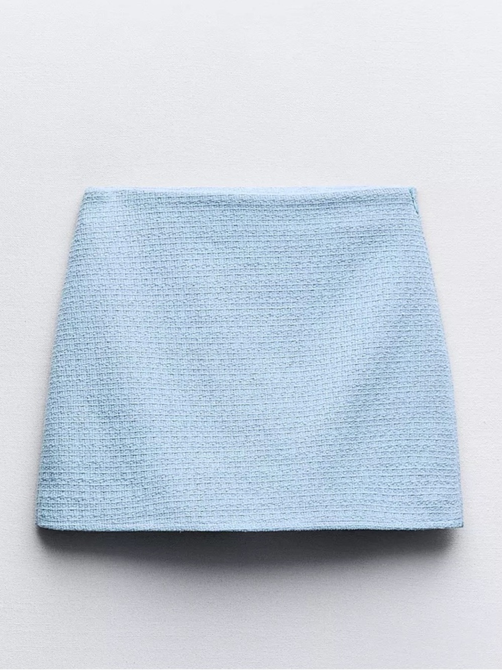 ZARA | Metallic Thread Textured Skort
